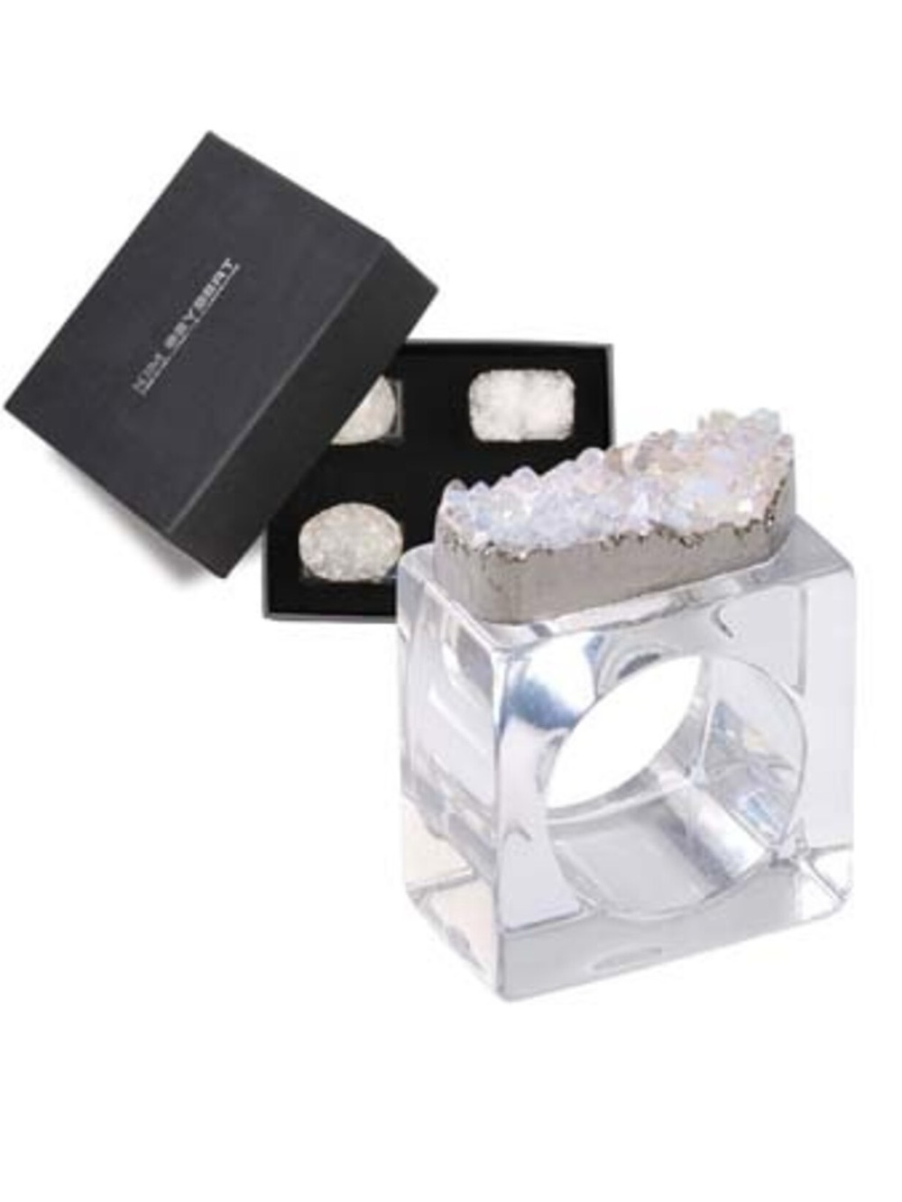 Kim Seybert | 10 Rock Crystal Napkin Rings